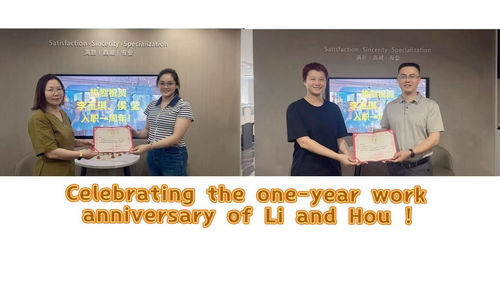 Últimas noticias de la empresa sobre Wuxi High-Mountain. Celebrando un año con Li y Hou.
