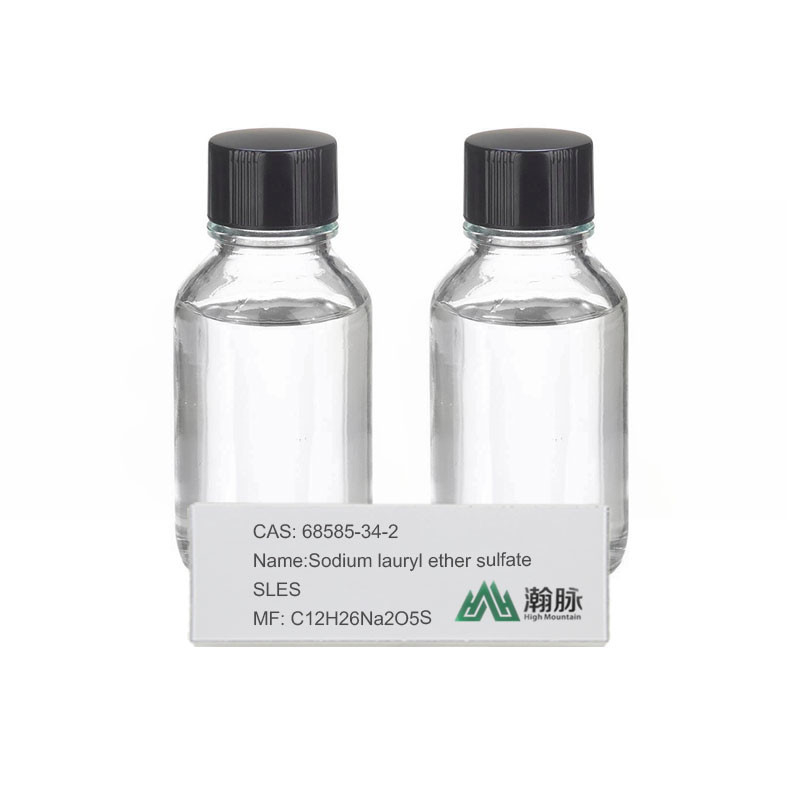 Sulfato de laurileter de sodio CAS 68585-34-2 C12H26Na2O5S SLES AES Aditivos químicos
