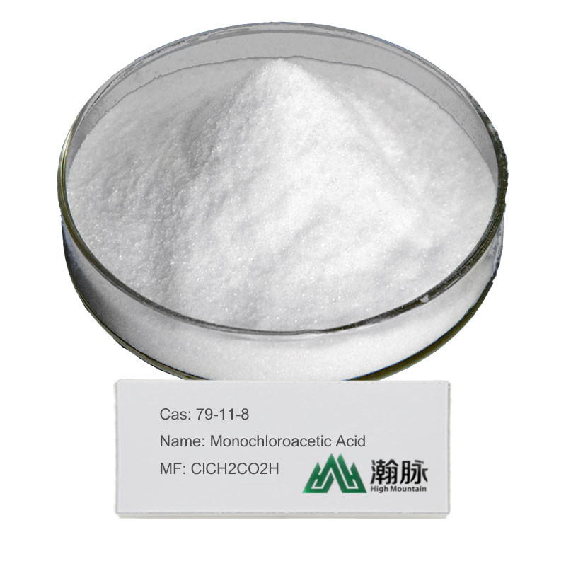 Ácido monocloracético (MCAA) 79-11-8 intermedios ácidos cloroacéticos del pesticida de ClCH2CO2H 2915400090