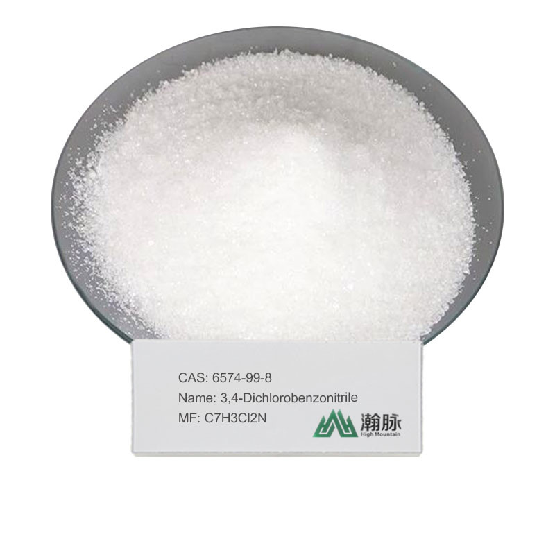 C7H3Cl2N Productos químicos intermedios Química orgánica Productos intermedios CAS 6574-99-8 3,4-diclorobenzonitril
