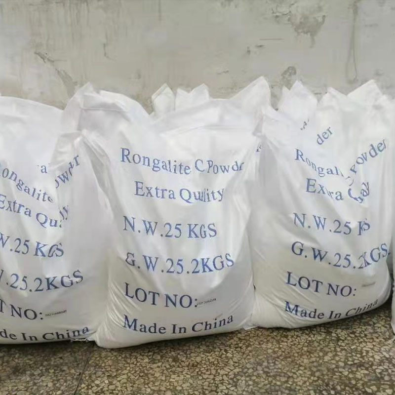 Rongalita/SFS Sulfoxilato de formaldehído sódico CAS 6035-47-8,149-44-0 Agente reductor de alta pureza para uso industrial