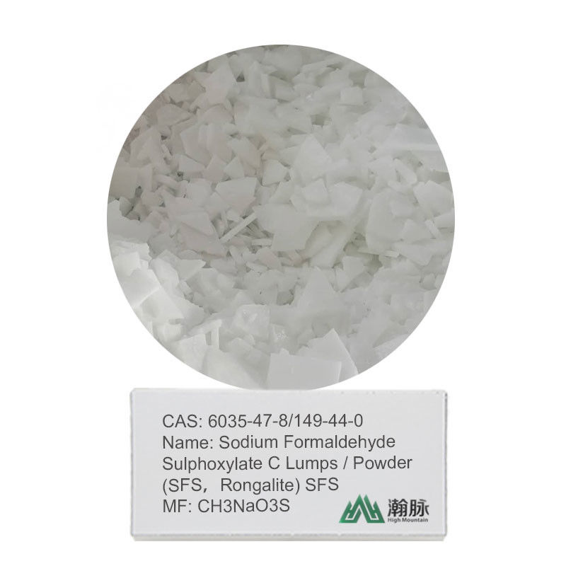 SFS/Rongalite Agente blanqueador formaldehído sulfoxilado de sodio CAS 149-44-0 Calidad industrial y de laboratorio (6035-47-8)