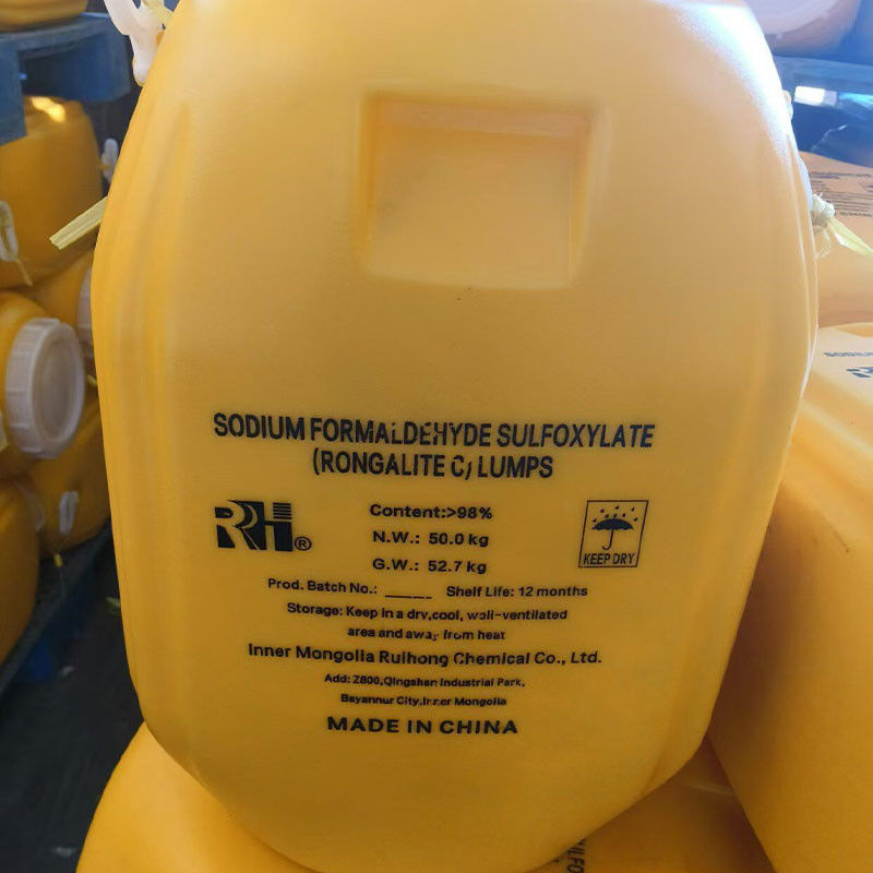 Rongalita/SFS Sulfoxilato de formaldehído sódico CAS 149-44-0,6035-47-8 Estabilizador no tóxico para la síntesis de polímeros