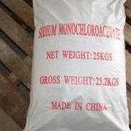 Cloroacetato de sodio 3926‑62‑3 SMCA 98 Pureza Polvo blanco para producción de herbicidas, tintes y productos farmacéuticos