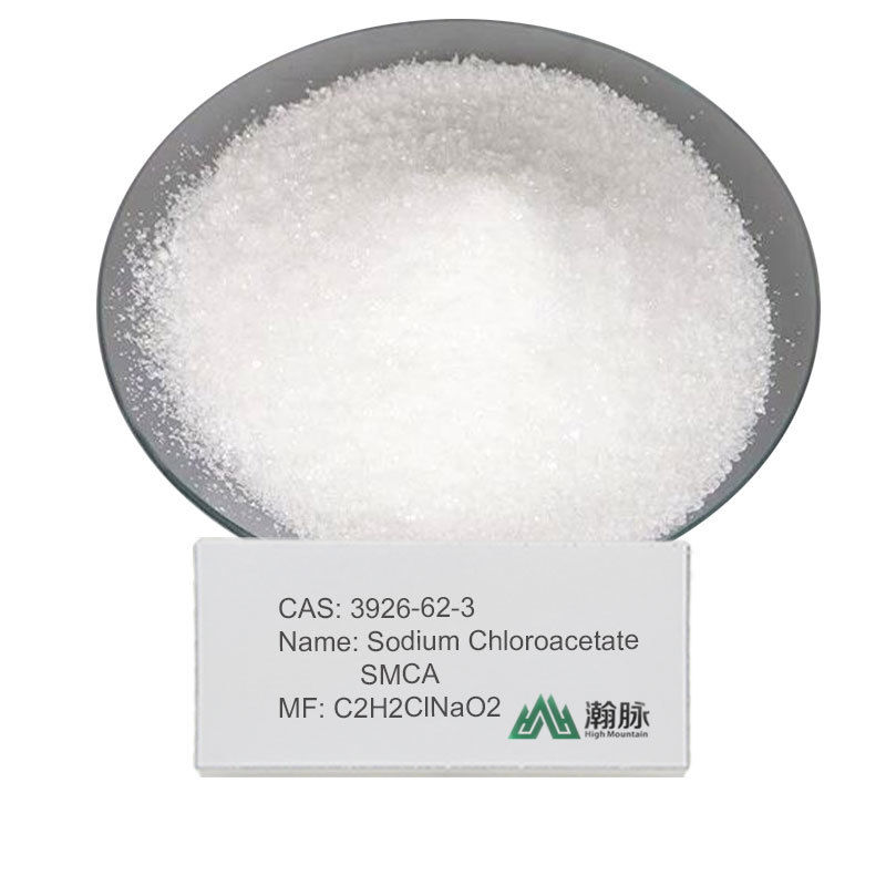 Monocloroacetato de sodio en polvo blanco, precursor de SMCA para carboximetilcelulosa, papel y aditivos alimentarios