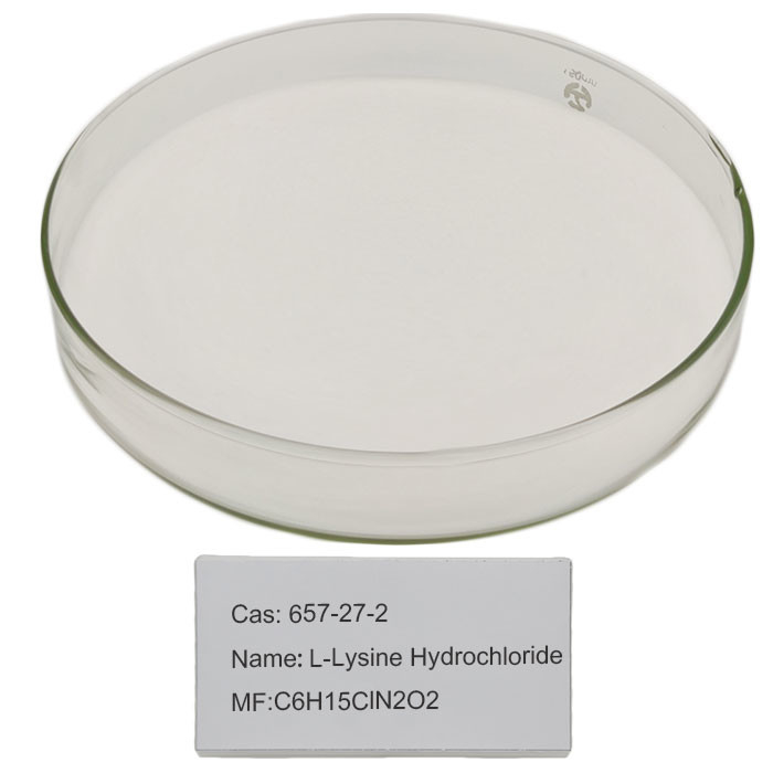 Clorhidrato químico de la lisina de los añadidos de la alimentación del polvo del ácido clorhídrico de la lisina de CAS 657-27-2