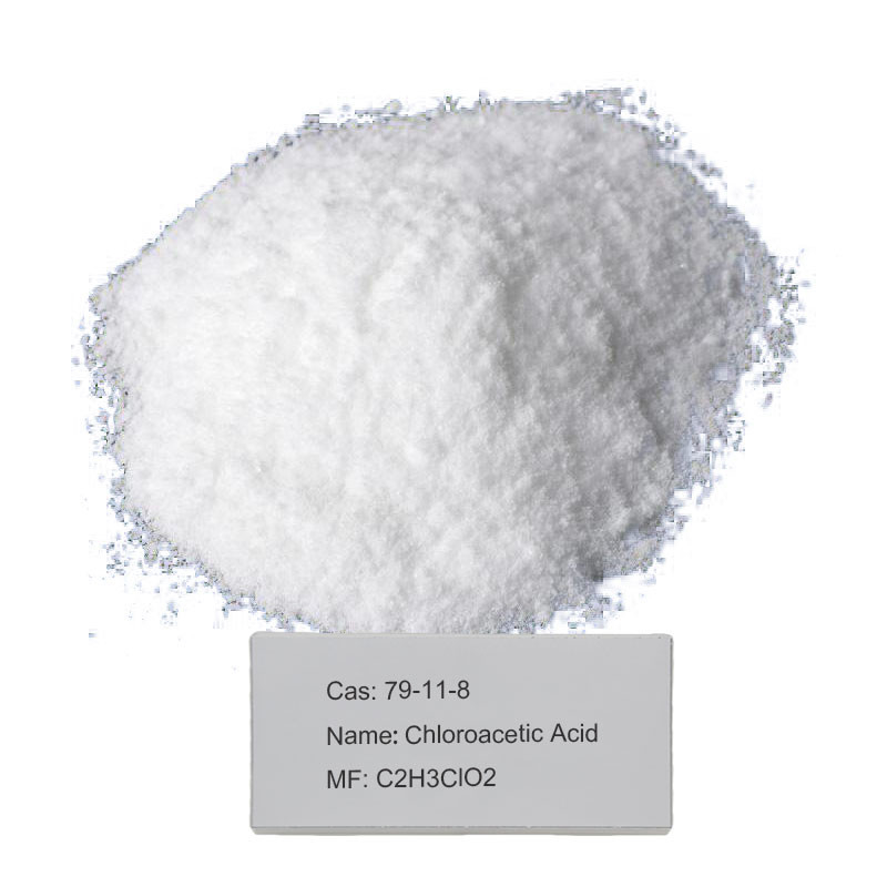 Grado industrial CAS ácido cloroacético de alta calidad 79-11-8 para el pesticida 98%Min.	Grado industrial del polvo