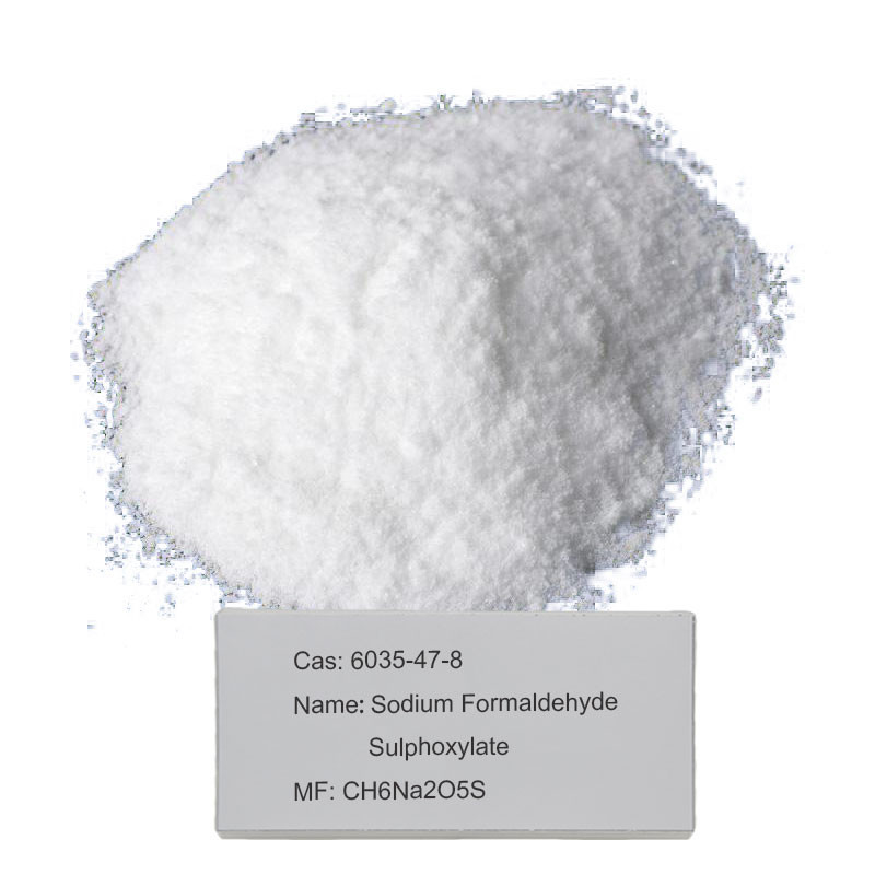 CAS 6035-47-8 Rongalite amontona el polvo cristalino de Sulfoxylate del formaldehído del sodio