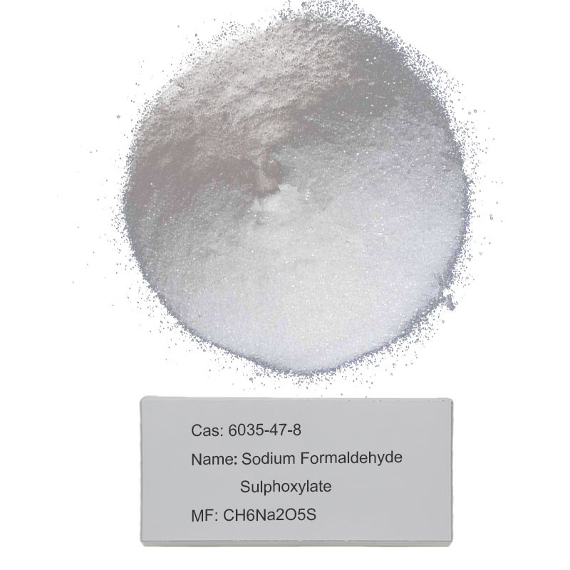 Formaldehído Sulfoxylate CAS 6035-47-8 del sodio de la solubilidad de Rongalite el 98%