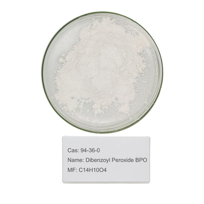 Benzoílo del polvo (Bpo) como peróxido dibenzoil molecular BPO 94-36-0 de la fórmula C14h10o4 del iniciador
