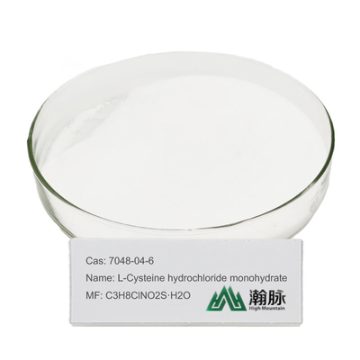 Clorhidrato de L-cisteína monohidrato CAS 7048-04-6 C3H8ClNO2S H2O L-cisteína Hcl