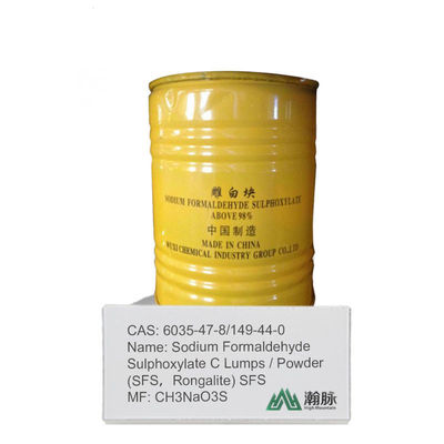 Rongalita/SFS Sulfoxilato de formaldehído sódico CAS 6035-47-8,149-44-0 Agente reductor de alta pureza para uso industrial